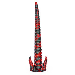 MONSTERED Gode Doturix 40 x 5cm Noir et Rouge